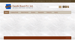 Desktop Screenshot of gandhiboards.com