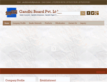 Tablet Screenshot of gandhiboards.com